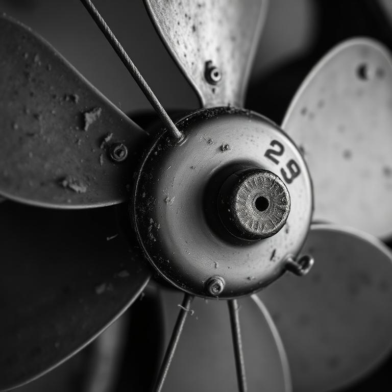 Ventilatoren wirbeln nur warme Luft